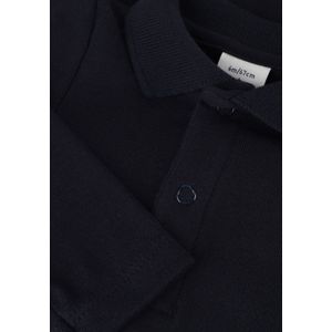 Petit Bateau - Body Ml Col Polo Romper - Blauw - Unisex