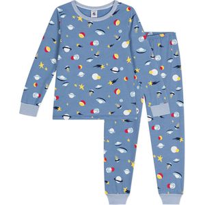 Petit Bateau Pyjama met lange mouwen voor jongens, Strand/Multico, 24 Maanden