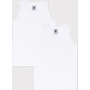 Petit Bateau A01du Mouwloos T-shirt voor kinderen, 2 stuks, Variant 1 (nieuw), 24 Maanden