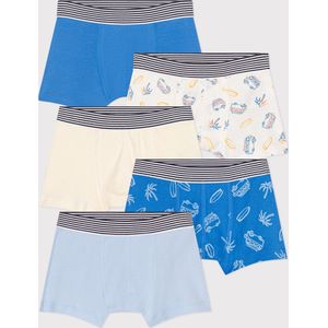 Petit Bateau Boxershorts (5 stuks) voor kinderen en jongeren, Versie 1., 6 jaar