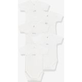 PETIT BATEAU - Rompertjes - Wit - Katoen - Set van 5