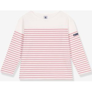 PETIT BATEAU - Marineshirt - Wit/Roze - Katoen