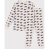 Petit Bateau - Katoenen Pyjama - Walvisprint - Jongens