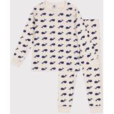 Petit Bateau - Katoenen Pyjama - Walvisprint - Jongens