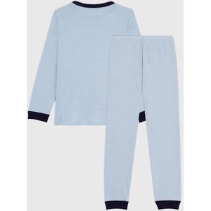 Petit Bateau - Katoenen Kinderpyjama - Rood - Met Tinneroy-Streepje