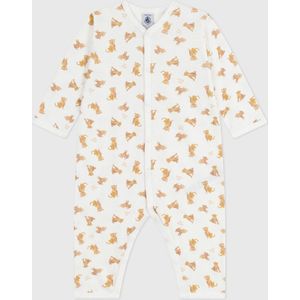 PETIT BATEAU - Katoenen Babypyjama - Walvisprint - Luipaardprint Kleur
