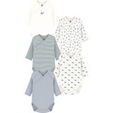 PETIT BATEAU - Rompertjes - Multicolor - Katoen - Set van 5