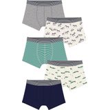 Petit Bateau Setje met katoenen boxershorts met dierenprint voor kinderen
