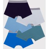Petit Bateau Setje met effen katoenen boxershorts voor kinderen