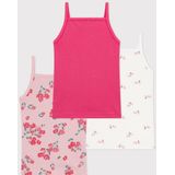 Petit Bateau - Setje - Meisjeshemdjes - Met Bandjes - Bloemenprint