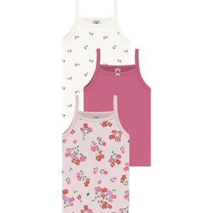 Petit Bateau - Setje - Meisjeshemdjes - Met Bandjes - Bloemenprint