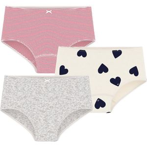 Petit Bateau - Setje Hipsters - Hartjesprint - Katoen - Voor Kinderen