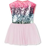 Billieblush - U20650 - Paillettenjurk - Roze - Mouwloos - Kinderkleding