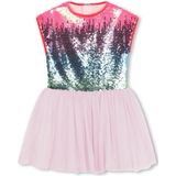 Billieblush - U20650 - Paillettenjurk - Roze - Mouwloos - Kinderkleding