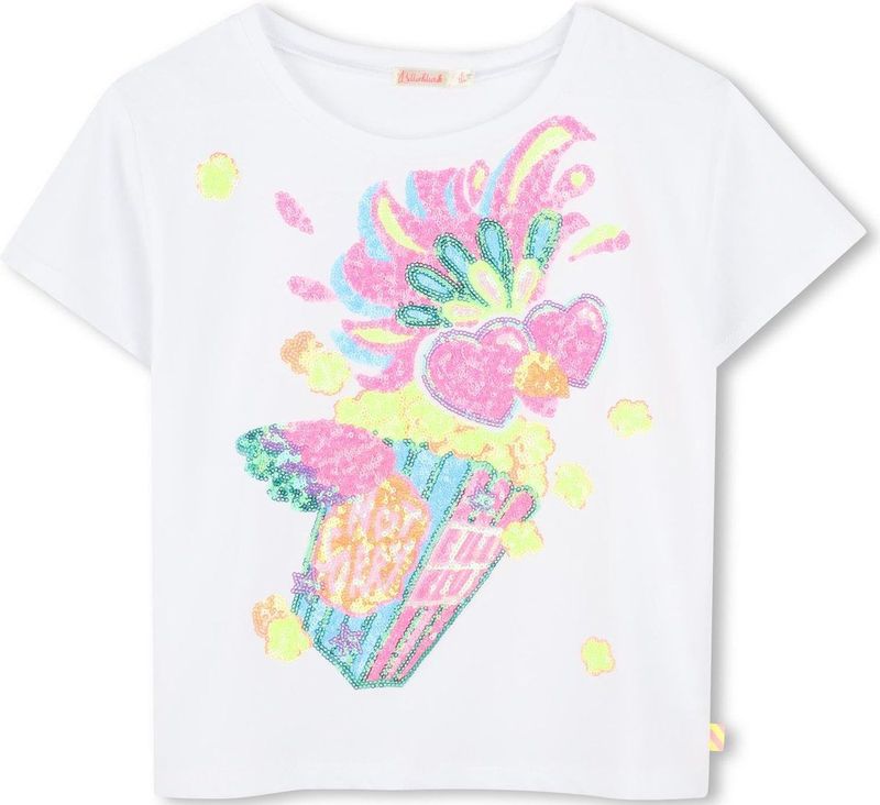 Pailletten Top - Zwart - Jersey - Normale Pasvorm