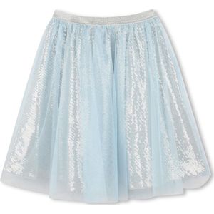 Billieblush - Rok - Zilver - Pailletten - Voering - Elastiek Taille