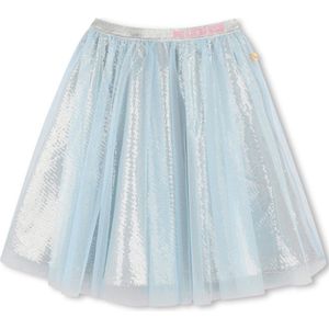 Billieblush - Rok - Zilver - Pailletten - Voering - Elastiek Taille