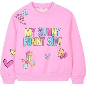 Billieblush - Sweater - Roze - My Sunny Funny Side