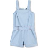 Denim Overall - Blauw - 100% Katoen - Bretels, Drukknoopsluiting