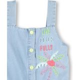 Denim Overall - Blauw - 100% Katoen - Bretels, Drukknoopsluiting