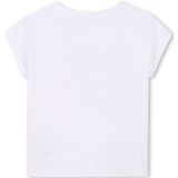 Shirt - Jersey - Ronde Hals - Tekst Print - Kwartmouw - Normale Pasvorm