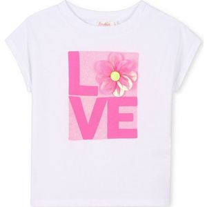 Shirt - Jersey - Ronde Hals - Tekst Print - Kwartmouw - Normale Pasvorm