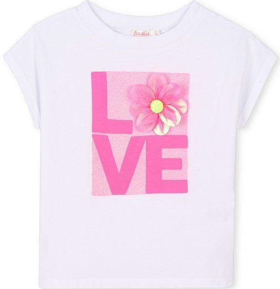 Shirt - Jersey - Ronde Hals - Tekst Print - Kwartmouw - Normale Pasvorm