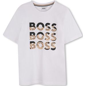 Boss - J52038 - T-shirt - Blauw - Katoen