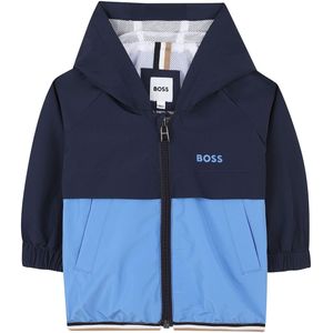 BOSS Kidswear - Windjack - Met Capuchon - Kleurblokken - Kinderen