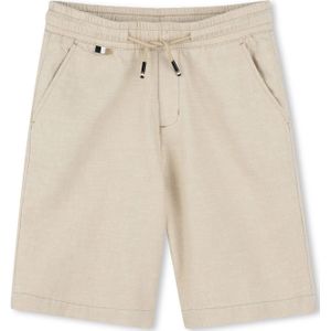 Shorts voor kinderen van fleece van katoenmix met logoprint