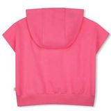 Sweater - Katoen - Korte Mouwen - Capuchon - Illustratie Voorkant