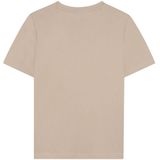 Merk - T-Shirt - Kwartmouw - Ronde Hals - Logoprint - Normale Pasvorm