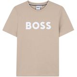 Merk - T-Shirt - Kwartmouw - Ronde Hals - Logoprint - Normale Pasvorm