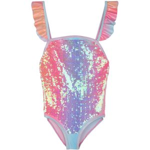 Billieblush - U20913 - Zwempak - Glitter - 85% Polyester, 15% Elastaan