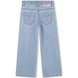 Billie Blush - Wide Leg - Jeans - Met Geborduurde Woorden - 110
