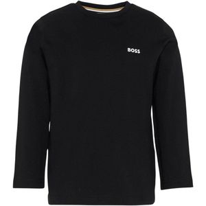 BOSS - T-shirt - Zwart - Jongens - Lange Mouwen