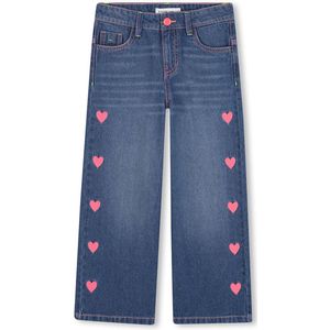 Billieblush - Jeans - Medium Blauw - Met Hartjesprint