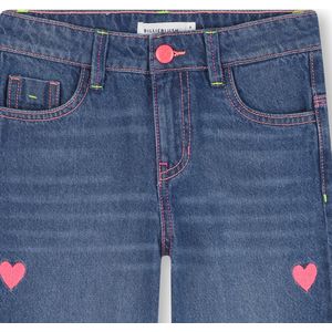 Billieblush - Jeans - Medium Blauw - Hartjesprint
