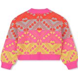 Billie Blush - Gebreide Trui - Hartjesprint - Vrolijke Kleuren