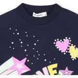 Billieblush - U21603 - Sweatshirt - Zacht Katoen - Meisjes met Fantasie Illustratie