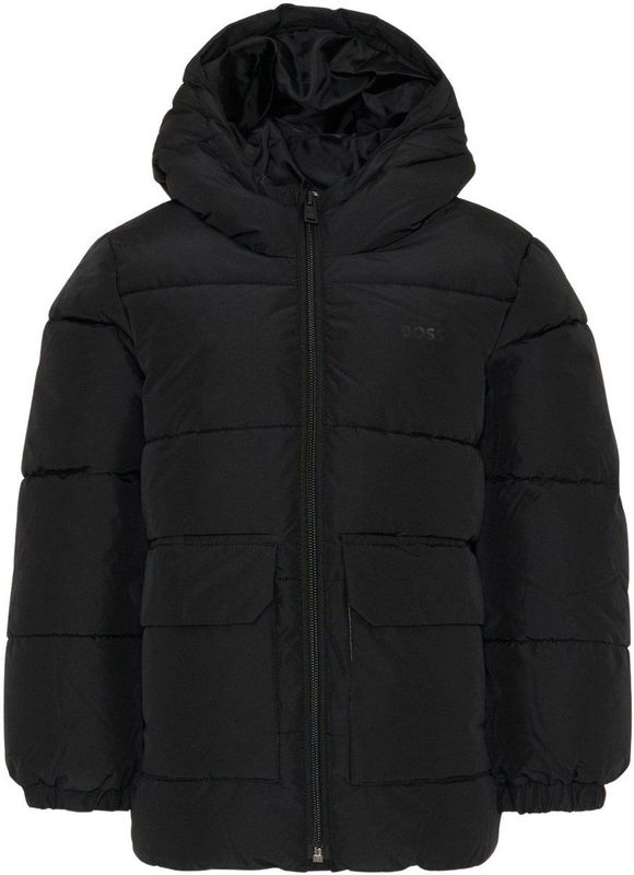 BOSS - Gewatteerde Jas - Zwart - Tussenjas