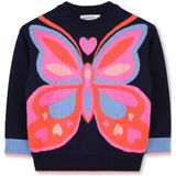 Billieblush - U21368 - Vlindertrui - Marineblauw - Katoen - Casual
