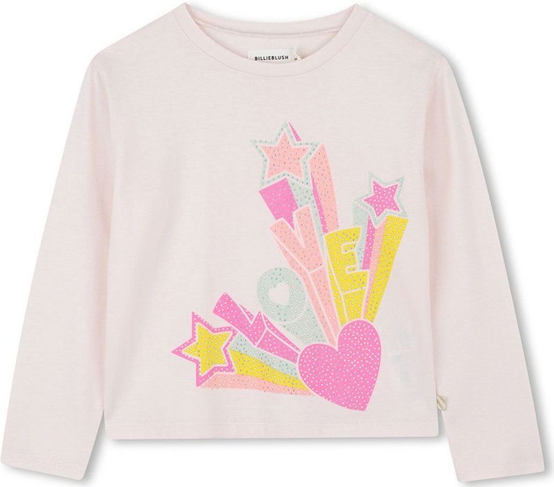 Billieblush - U21611 - T-shirt - Beige - Meisjes