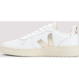 Veja Women V-10 Leather Extra-White Platine-Schoenmaat 35
