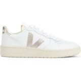 Veja Women V-10 Leather Extra-White Platine-Schoenmaat 35