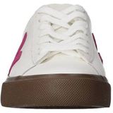 Veja - Campo - Leren Sneakers - Wit/Roze