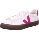 Veja - Campo - Leren Sneakers - Wit/Roze