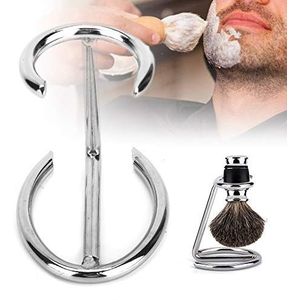 Scheerkwasthouder, roestvrijstalen scheerapparaathouder voor heren Lang gebruik Baardscheerapparaathouder Borstelrek