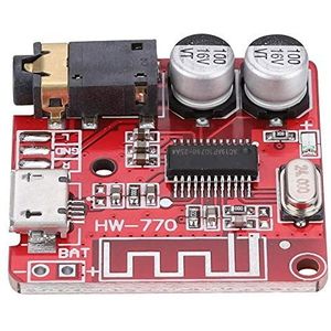 Versterker Module Bluetooth 4.1 Diy Universele Micro USB 5V Versterker Board Voor Luidsprekers MP3 Decoder Stereo Audio Receiver Module, Roze