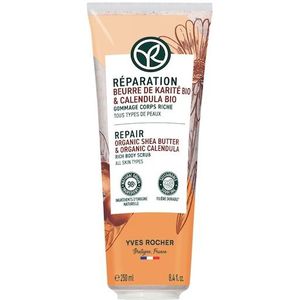 Yves Rocher - Lichaamsscrub - 250 ml - Rijke Scrub - Met Organische Sheaboter